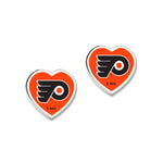Wholesale-Philadelphia Flyers Earrings w/3D Heart