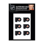 Wholesale-Philadelphia Flyers Glitter Tattoo 6 Pack