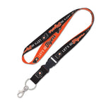 Wholesale-Philadelphia Flyers SLOGAN Lanyard w/detachable buckle 1"