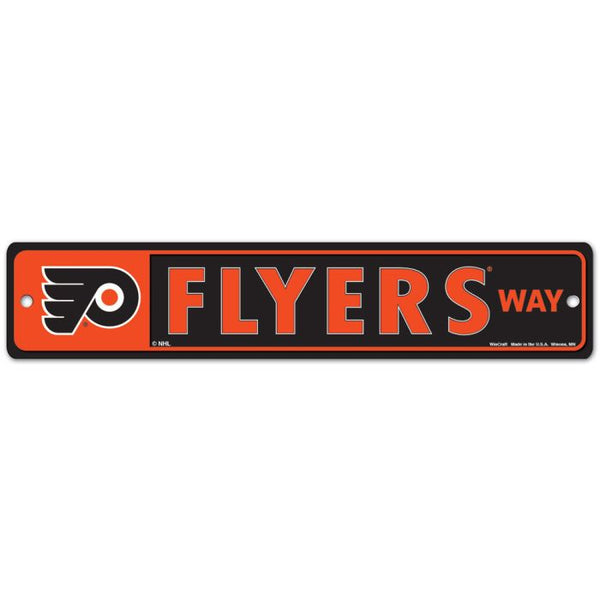 Wholesale-Philadelphia Flyers Street / Zone Sign 3.75" x 19"