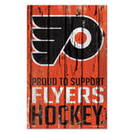 Wholesale-Philadelphia Flyers Wood Sign 11" x 17" 1/4" thick