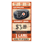 Wholesale-Philadelphia Flyers Wood Sign 6x12 3/8" thick