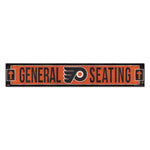 Wholesale-Philadelphia Flyers Wood Sign 6"x36" 3/8" thick