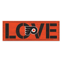 Wholesale-Philadelphia Flyers Wood Sign 8"x23" 1/4" thick