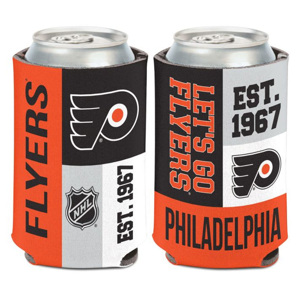 Wholesale-Philadelphia Flyers color block Can Cooler 12 oz.