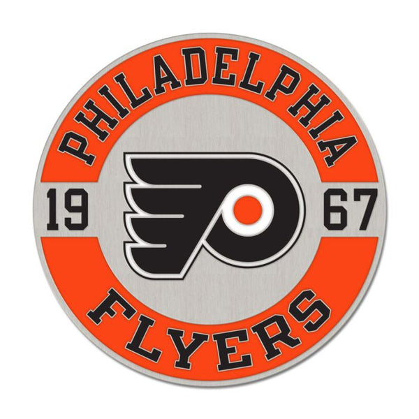 Wholesale-Philadelphia Flyers round est Collector Enamel Pin Jewelry Card
