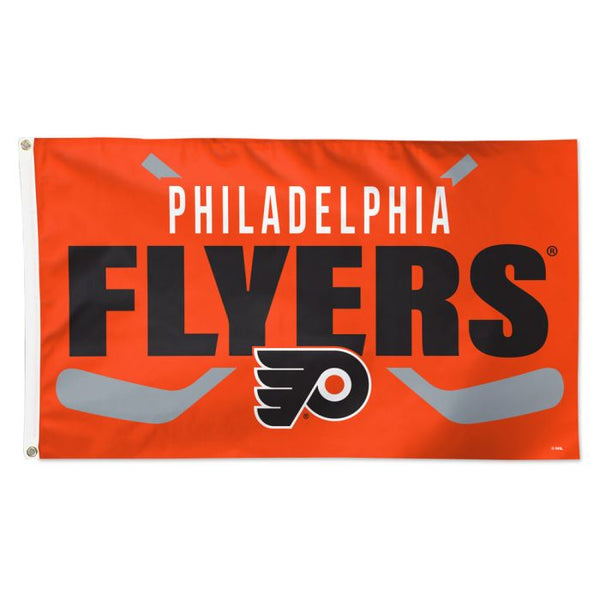 Wholesale-Philadelphia Flyers stick Flag - Deluxe 3' X 5'