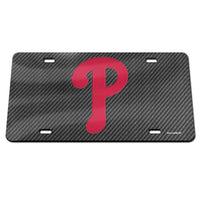 Wholesale-Philadelphia Phillies CARBON Specialty Acrylic License Plate