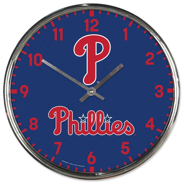 Wholesale-Philadelphia Phillies Chrome Clock