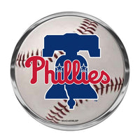 Wholesale-Philadelphia Phillies Chrome Metal Domed Emblem