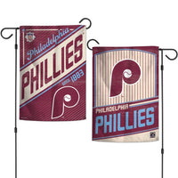 Wholesale-Philadelphia Phillies / Cooperstown Garden Flags 2 sided 12.5" x 18"