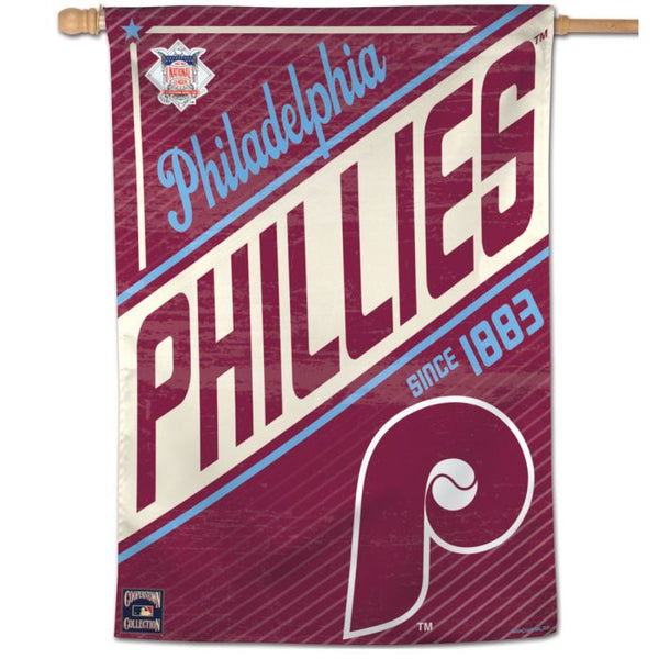 Wholesale-Philadelphia Phillies / Cooperstown Vertical Flag 28" x 40"