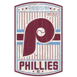 Wholesale-Philadelphia Phillies Cooperstown Wood Sign 11" x 17" 1/4" thick