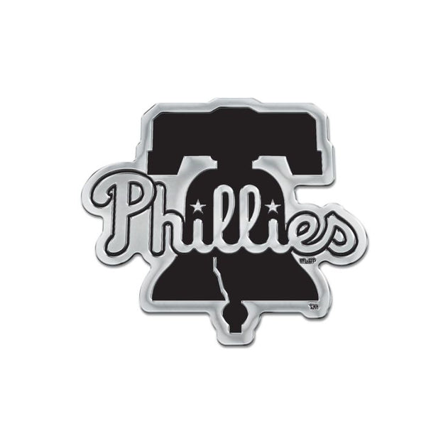 Wholesale-Philadelphia Phillies FREEFORM Chrome Free Form Auto Emblem