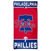 Wholesale-Philadelphia Phillies Fiber Beach Towel 9lb 30" x 60"