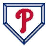 Wholesale-Philadelphia Phillies HOME PLATE Collector Enamel Pin Jewelry Card