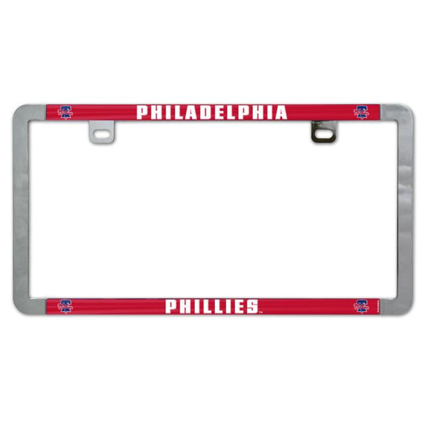 Wholesale-Philadelphia Phillies Metal Lic. Plate Frame Slim