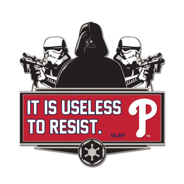 Wholesale-Philadelphia Phillies / Star Wars Darth Vader Collector Pin Jewelry Card