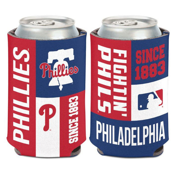 Wholesale-Philadelphia Phillies color block Can Cooler 12 oz.