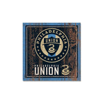 Wholesale-Philadelphia Union Wooden Magnet 3" X 3"