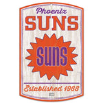 Wholesale-Phoenix Suns Hardwoods Wood Sign 11" x 17" 1/4" thick