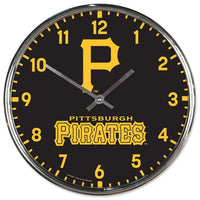 Wholesale-Pittsburgh Pirates Chrome Clock