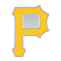 Wholesale-Pittsburgh Pirates Colored Chrome Free Form Auto Emblem