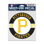 Wholesale-Pittsburgh Pirates Fan Decals 3.75" x 5"