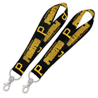 Wholesale-Pittsburgh Pirates Lanyard Key Strap 1"