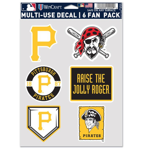 Wholesale-Pittsburgh Pirates Multi Use 6 Fan Pack