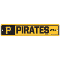 Wholesale-Pittsburgh Pirates Way Street / Zone Sign 3.75" x 19"