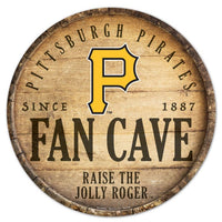 Wholesale-Pittsburgh Pirates Wood Sign 14" Rnd