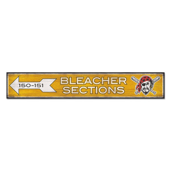 Wholesale-Pittsburgh Pirates Wood Sign 6"x36" 3/8" thick