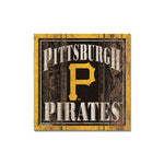Wholesale-Pittsburgh Pirates Wooden Magnet 3" X 3"