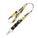 Wholesale-Pittsburgh Pirates color block Lanyard w/detachable buckle 1"