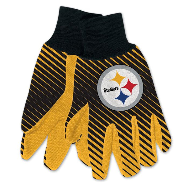 Wholesale-Pittsburgh Steelers Adult Two Tone Gloves