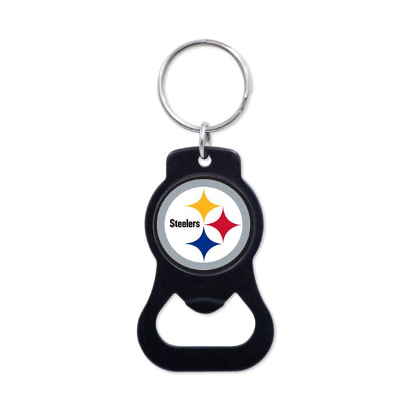 Wholesale-Pittsburgh Steelers Black Bottle Opener Key Ring