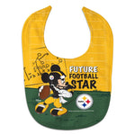 Wholesale-Pittsburgh Steelers / Disney Mickey Mouse All Pro Baby Bib