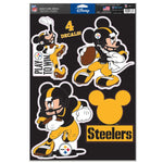 Wholesale-Pittsburgh Steelers / Disney Mickey Mouse Multi-Use Decal 11" x 17"