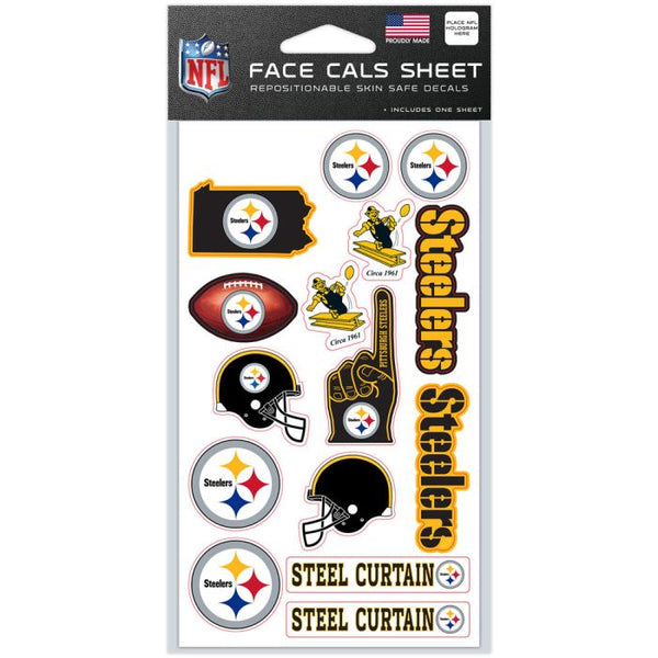 Wholesale-Pittsburgh Steelers Face Cals 4" x 7"