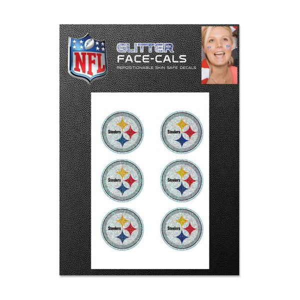 Wholesale-Pittsburgh Steelers Glitter Tattoo 6 Pack