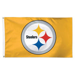 Wholesale-Pittsburgh Steelers Gold Flag - Deluxe 3' X 5'