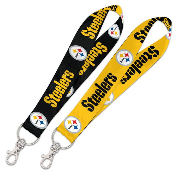 Wholesale-Pittsburgh Steelers Lanyard Key Strap 1"