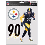 Wholesale-Pittsburgh Steelers Multi Use 3 Fan Pack T.J. Watt