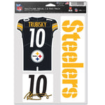 Wholesale-Pittsburgh Steelers Multi Use 3 Fan pack Mitchell Trubisky