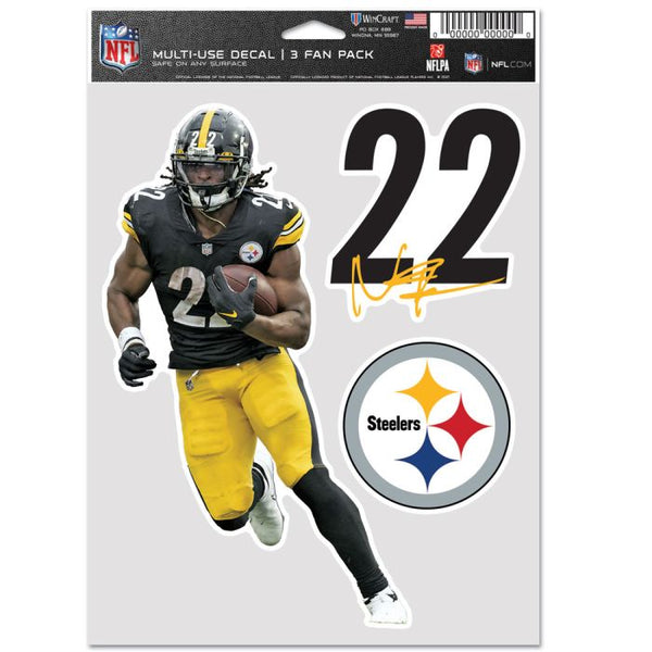 Wholesale-Pittsburgh Steelers Multi Use 3 fan Pack Najee Harris