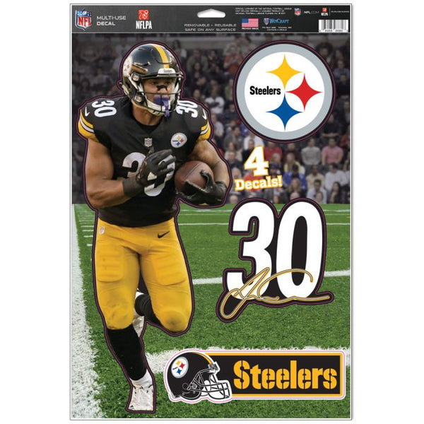 Wholesale-Pittsburgh Steelers Multi-Use Decal 11" x 17" James Conner