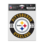 Wholesale-Pittsburgh Steelers Patch Fan Decals 3.75" x 5"