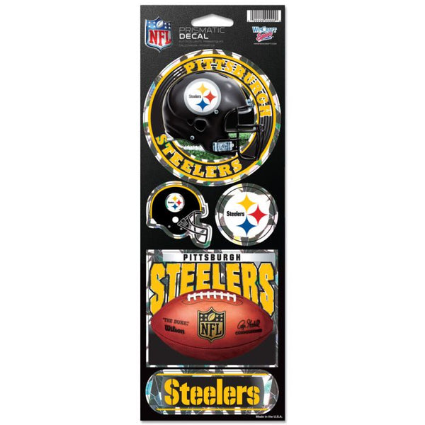 Wholesale-Pittsburgh Steelers Prismatic Decal 4" x 11"