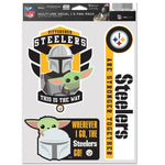 Wholesale-Pittsburgh Steelers / Star Wars Mandalorian Multi Use 3 Fan Pack